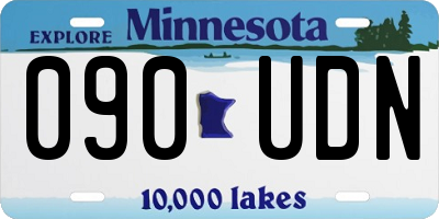 MN license plate 090UDN