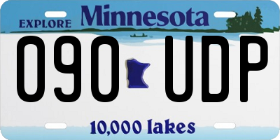 MN license plate 090UDP