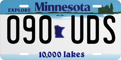 MN license plate 090UDS