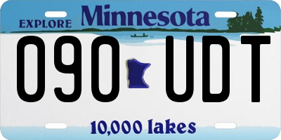 MN license plate 090UDT