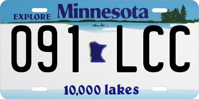 MN license plate 091LCC