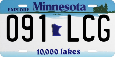 MN license plate 091LCG
