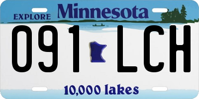 MN license plate 091LCH