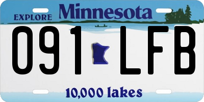 MN license plate 091LFB