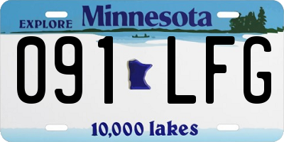 MN license plate 091LFG