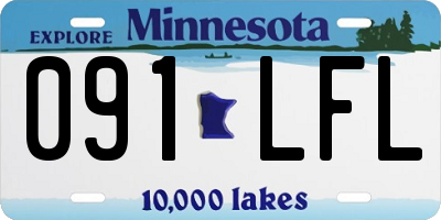 MN license plate 091LFL
