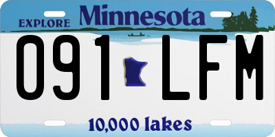 MN license plate 091LFM