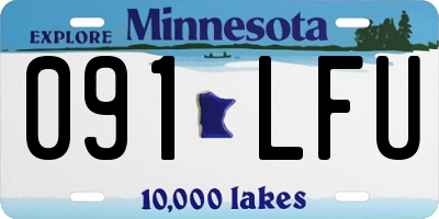 MN license plate 091LFU