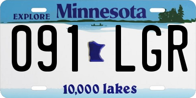 MN license plate 091LGR