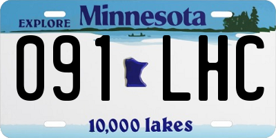MN license plate 091LHC