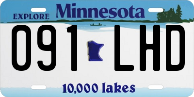 MN license plate 091LHD