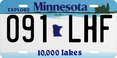 MN license plate 091LHF