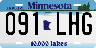 MN license plate 091LHG
