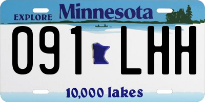 MN license plate 091LHH