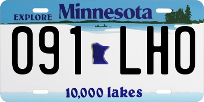 MN license plate 091LHO