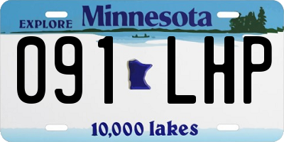 MN license plate 091LHP
