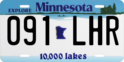 MN license plate 091LHR