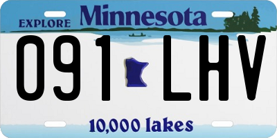MN license plate 091LHV