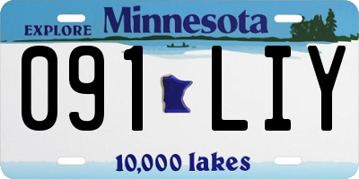 MN license plate 091LIY