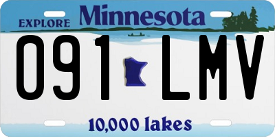 MN license plate 091LMV