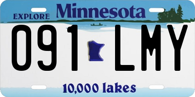 MN license plate 091LMY
