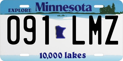 MN license plate 091LMZ