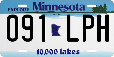 MN license plate 091LPH