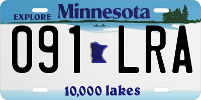 MN license plate 091LRA