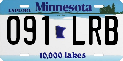 MN license plate 091LRB