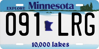 MN license plate 091LRG