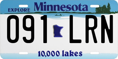 MN license plate 091LRN