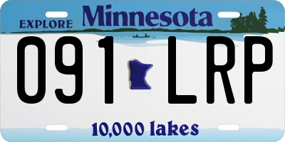 MN license plate 091LRP