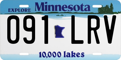 MN license plate 091LRV