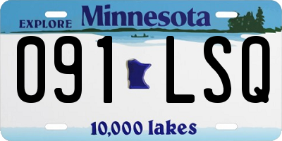 MN license plate 091LSQ