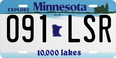 MN license plate 091LSR