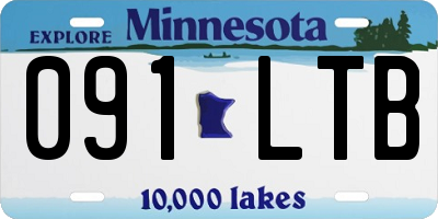 MN license plate 091LTB