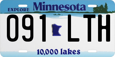 MN license plate 091LTH