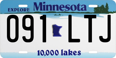 MN license plate 091LTJ