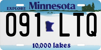 MN license plate 091LTQ