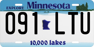 MN license plate 091LTU