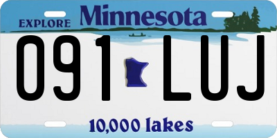 MN license plate 091LUJ