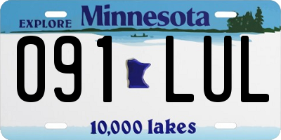 MN license plate 091LUL