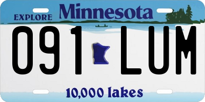 MN license plate 091LUM