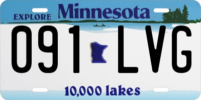 MN license plate 091LVG
