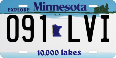 MN license plate 091LVI