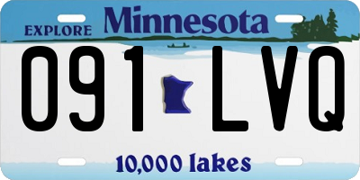 MN license plate 091LVQ