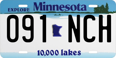 MN license plate 091NCH