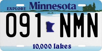 MN license plate 091NMN