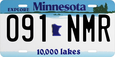 MN license plate 091NMR