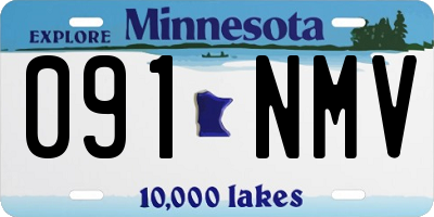 MN license plate 091NMV
